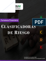 Clasificadoras de Riesgo - Fortaleza Financiera