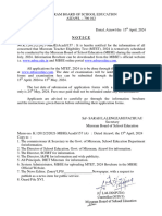 MTET 2024 Notice Brochure