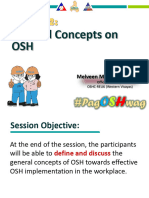 Module 2 - General Concepts On OSH