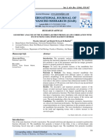 Geometric Analysis of The Mandibular First Premolar and Correlation With Its Functions Using Finite Element Method