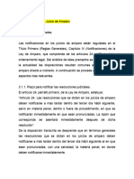 Notificaciones en El Juicio de Amparo - Material de Apoyo