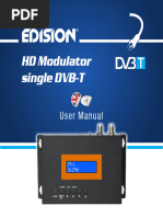 MANUAL HD Modulator Single DVB-T EN