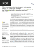 11 Polyurethane Vermiculite Foam Composite As Sustainable Material For Vertical Flame Retardant