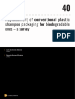 Replacement of Conventional Plastic Shampoo Packaging For Biodegradable Ones - A Survey