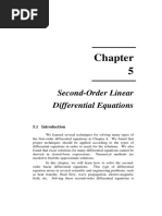 Second-Order Linear Differential Equations