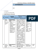 4° Grado - Actividad Del Dia 07 de Abril