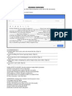 Revising Exercises 1st Bachillerato