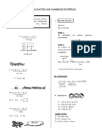 Multiplicacion de Enteros