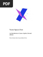 Vector Spaces First An Introduction To L