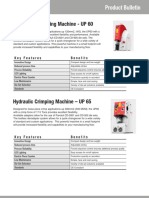 Pneumatic Crimping Machine - UP 60: Key Features Benefits