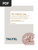 The Volunteer App - Increasing Volunteer Engag