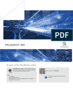 Peugeot 301 Owner's Manual 2018