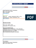 Módulo 6 - Excel Tabla Salarial