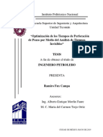 Optimización de Los Tiempos de Perforación de Pozos Por Medio Del Análisis de Tiempos Invisibles