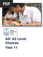 SIS Guide To A Level Choices 2024