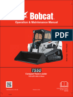 Bobcat T550 OperatorMaintenanceManual