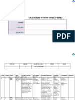 Cre GD 1 Term 2 11 Weeks