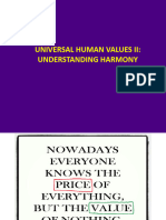 Universal Human Values Ii: Understanding Harmony