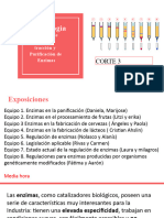 Corte 3. Extracción y Purificación de Enzimas