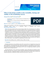 Lectura 2 - Effects of Mix-Design Variables On The Workability, Rheology and Stability of Self-Consolidating Concrete