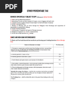 Notes Other Tax Percentage