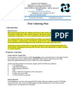 Apigo, Cura, Jamora - Fish Culturing Plan