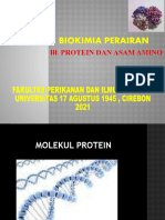 Biokimia Perairan III. Protein Dan Asam Amino