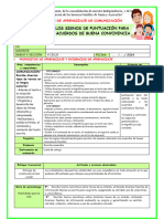 Ses-Viern-comun-usamos Los Signos de Puntuación para Escribir Acuerdos de Buena Convivencia Familiar