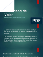 FUNDAMENTOS DEL TURISMO CADENA DE VALOR 16 Marzo 2023