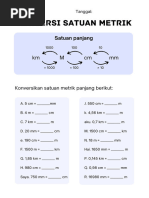 Konversi Satuan Metrik