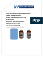 Alcoholes, Éteres y Aldehídos