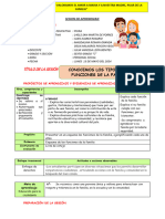 Ps-Conocemos Los Tipos y Funciones de La Familia 13 de Mayo