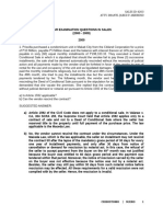 2000 2009 Law On Sales Bar Questions and Suggested Answers