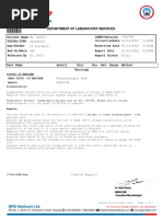 Department of Laboratory Services: 18 Yrs/Male 100180397