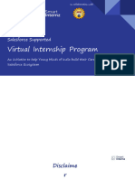 Salesforce Supported Virtual Internship Program 2024 Overview