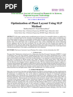 2016 - Optimization of Plant Layout Using SLP