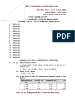 CA Final AFM A MTP 2 May 2024 Castudynotes Com