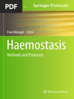 Haemostasis: Methods and Protocols