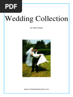 Sheet Music Wedding Collection (Violin & Piano) Nopw