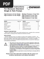 Stuart Turner Monsoon Single Twin Shower Pumps Installation Guide 46415