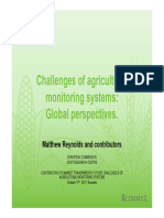 Challenges of Agricultural Monitoring Systems: Global Perspectives