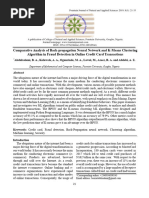 Comparative Analysis of Back-Propagation Neural Network and K-Means Clustering in Fraud Detection