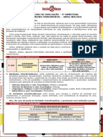 Comunicado de Avaliação - 2 Bimestral 5º Ano - Ensino Fundamental - Anos Iniciais