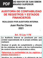 6 SS Auditoría Confiabilidad Virtual