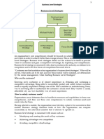 Strategic Mangement CH 5-Business Strategies