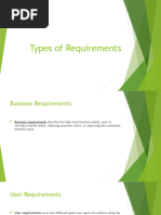 Types of Requirements