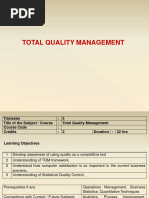 Total Quality Management