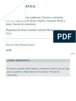 Curso: Estatica: Docente: César Martínez Salinas