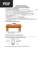 Reinforcement 1 - Forces and Magnetism