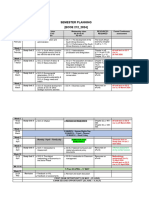 Semester Planning - Ecoe 212